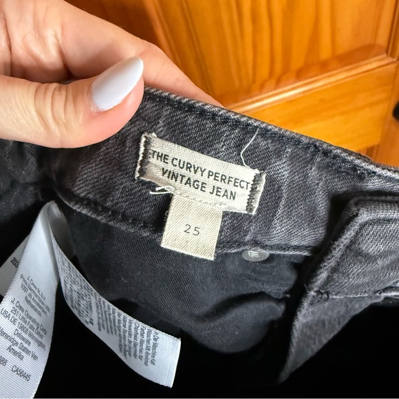 Madewell The Curvy Perfect Vintage Jean Mid Rise Lunar Wash Size 25 - Picture 7 of 10